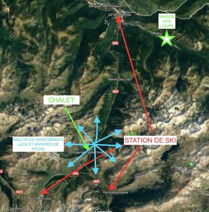 Chalet 6B Dans Les Pyrenees Proche D'Andorre LʼHospitalet-près-lʼAndorre Kültér fotó